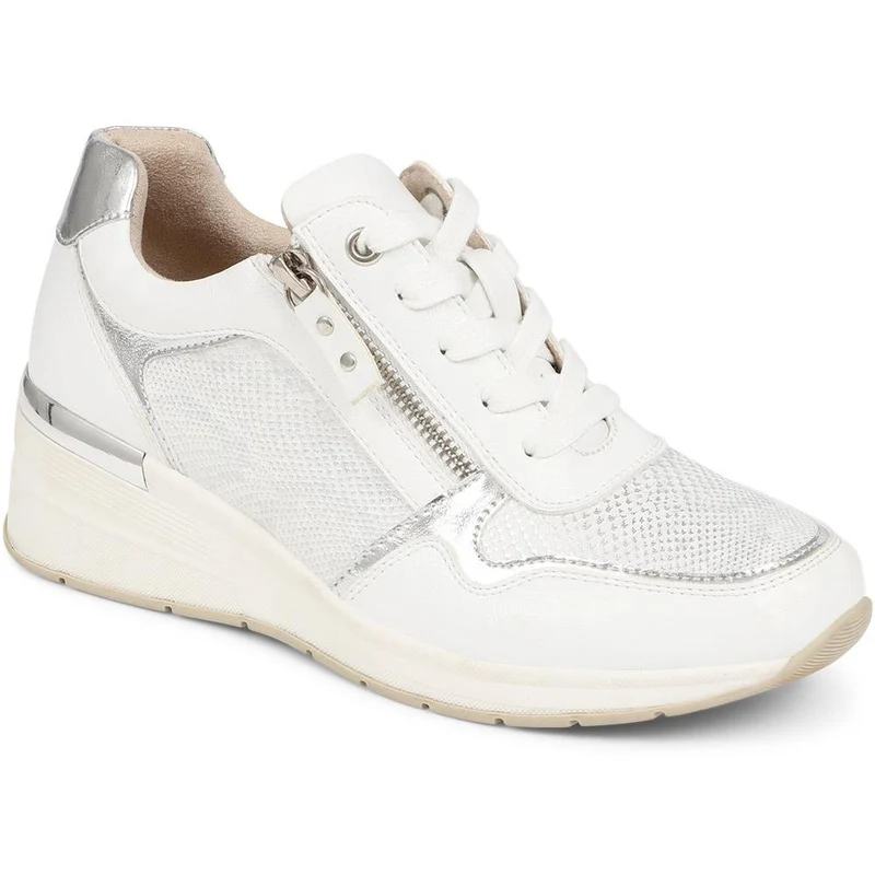Metallic Accent Wedge Trainers - BELWOIL39019 / 325 106