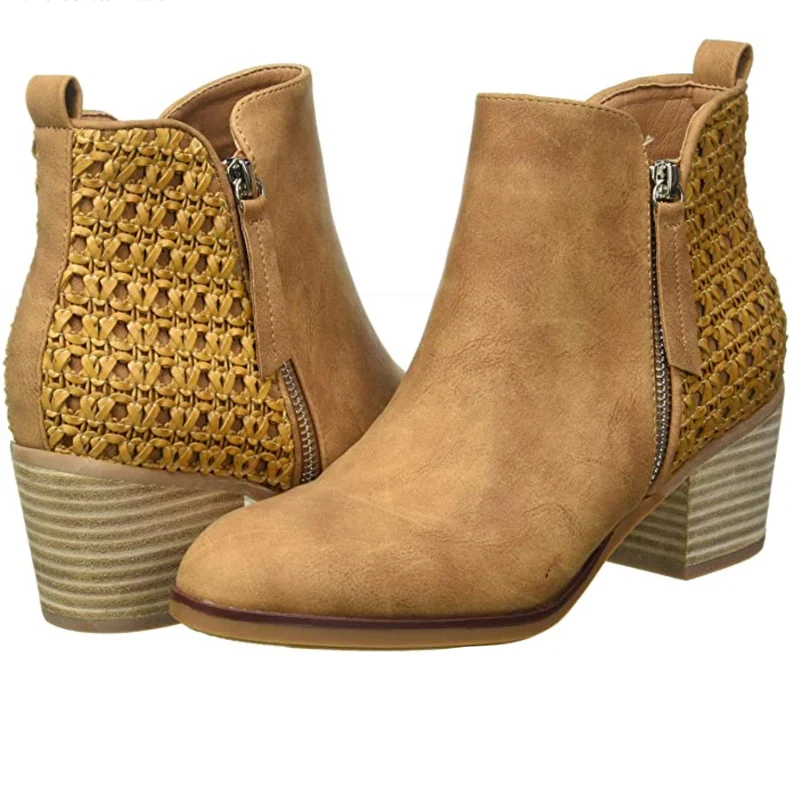 XTI - 42371 – Modische Damenstiefel – Kamel