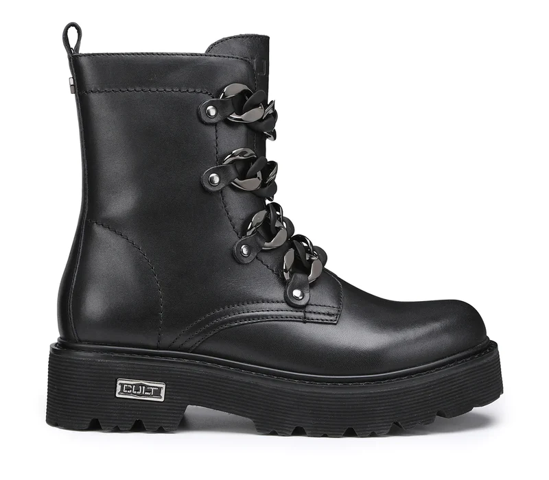 Cult Damen Slash 3489 Lederstiefel - Schwarz