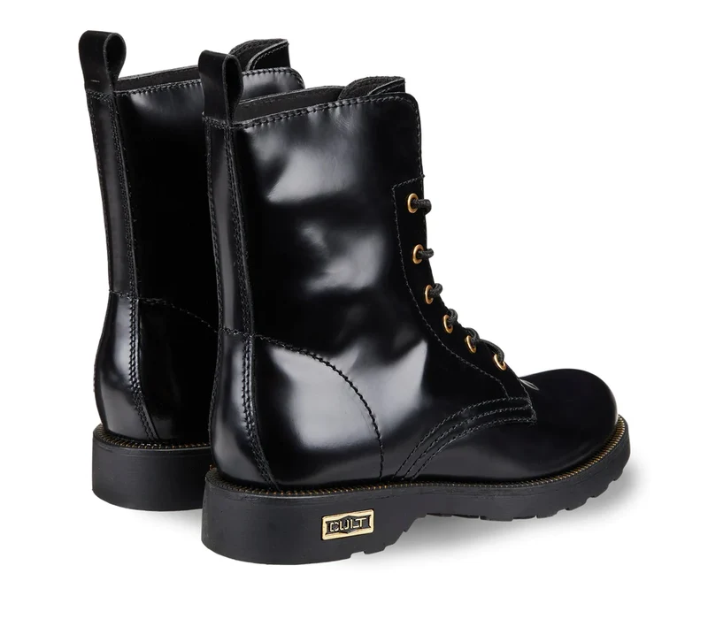 Cult Damen Zeppelin 472 Lederstiefel - Schwarz