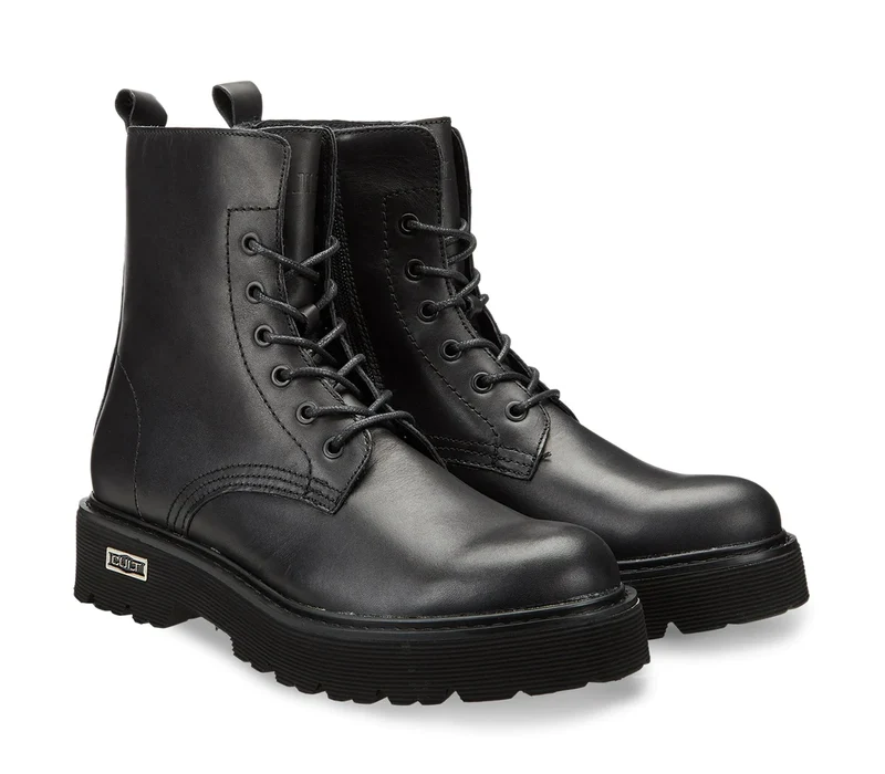 Cult Herren Slash 3037 Lederstiefel – Schwarz