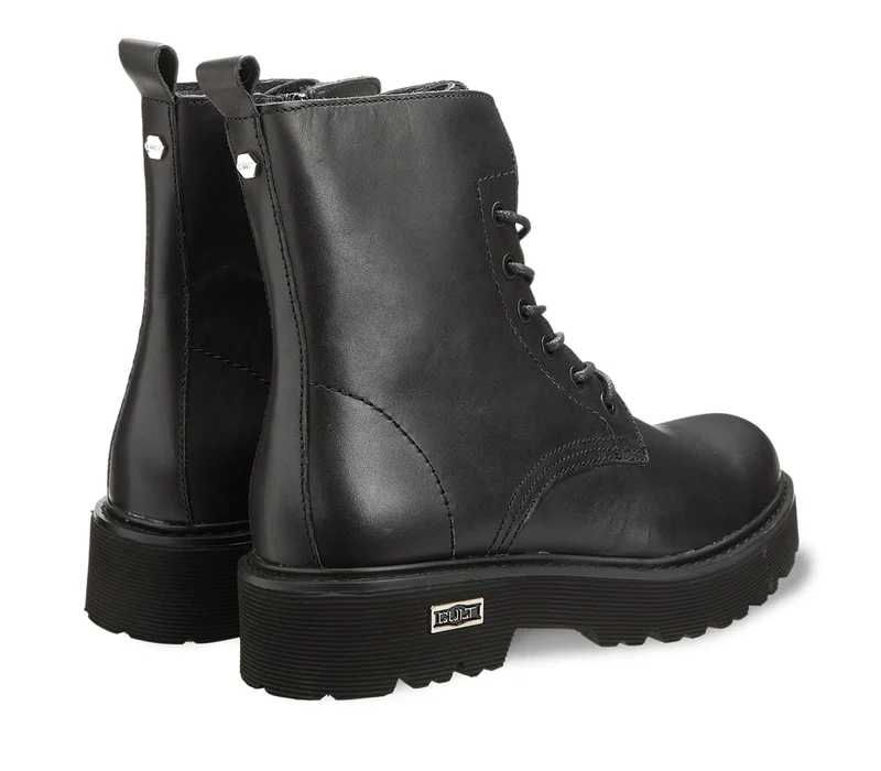 Cult Herren Slash 3037 Lederstiefel – Schwarz