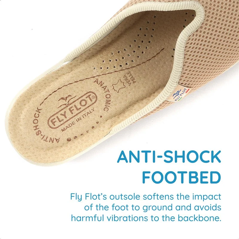 Fly Flot Anatomic Mule Sandals - FLY27046 / 312 281 - Beige