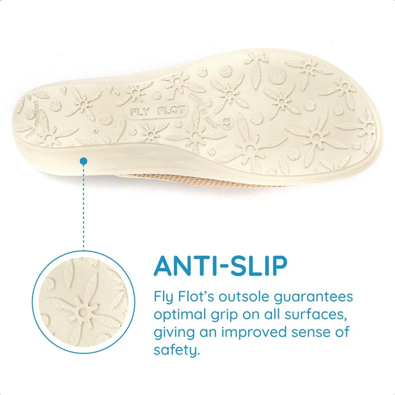 Fly Flot Anatomic Mule Sandals - FLY27046 / 312 281 - Beige