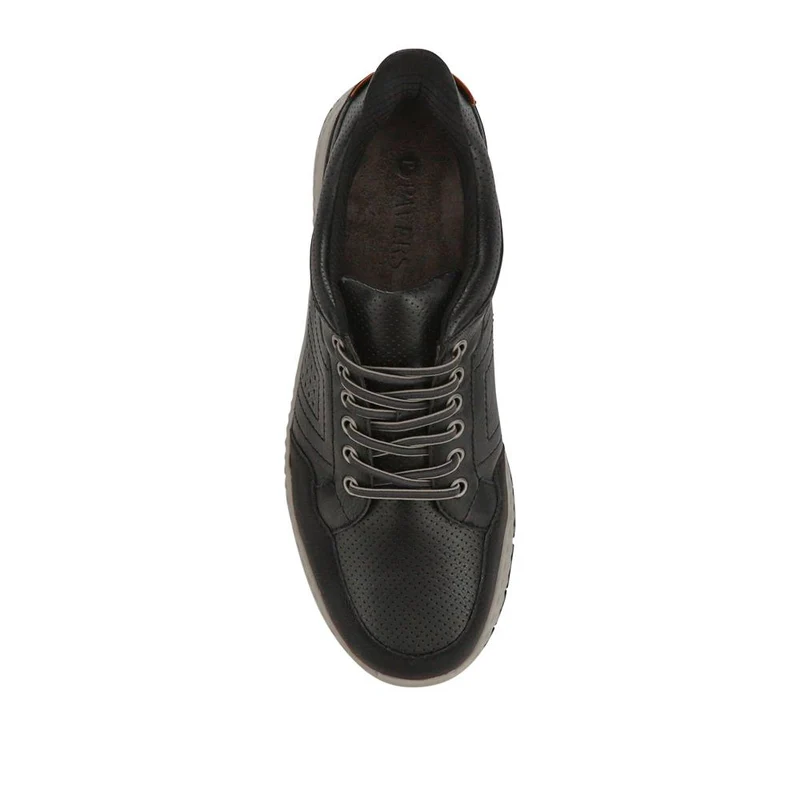 Easy Step In Wide Fit Bungee Laced Shoes - GANG41018 / 327 549 - Black