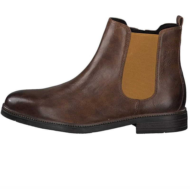 Marco Tozzi Damen Chelsea Stiefel - Cognac