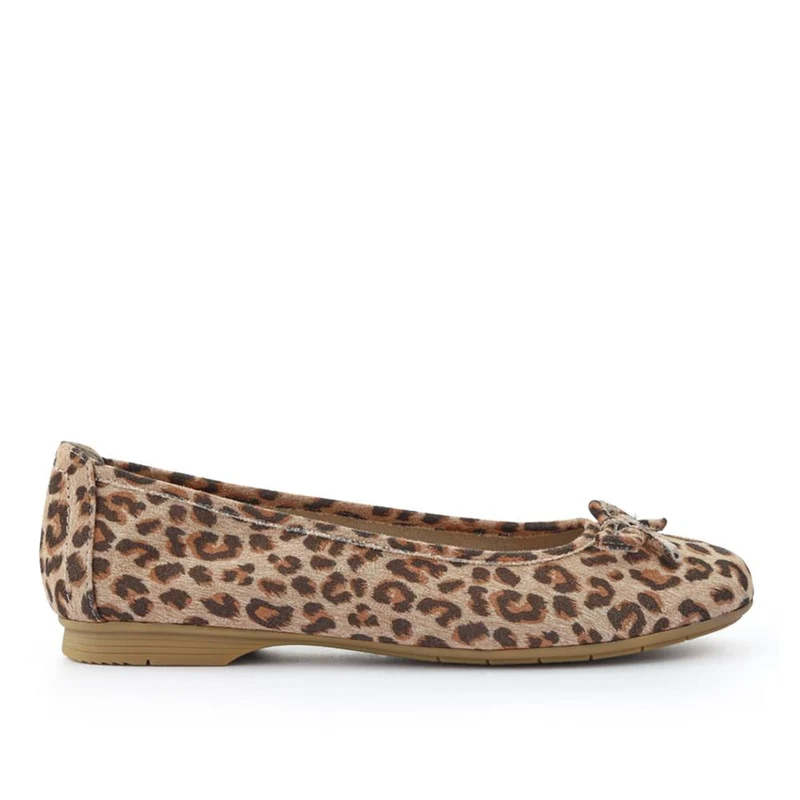 Short-Heeled Casual Pumps - JANSP41001 / 326 782 - Leopard