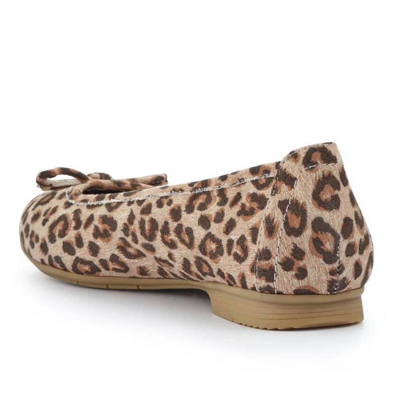 Short-Heeled Casual Pumps - JANSP41001 / 326 782 - Leopard