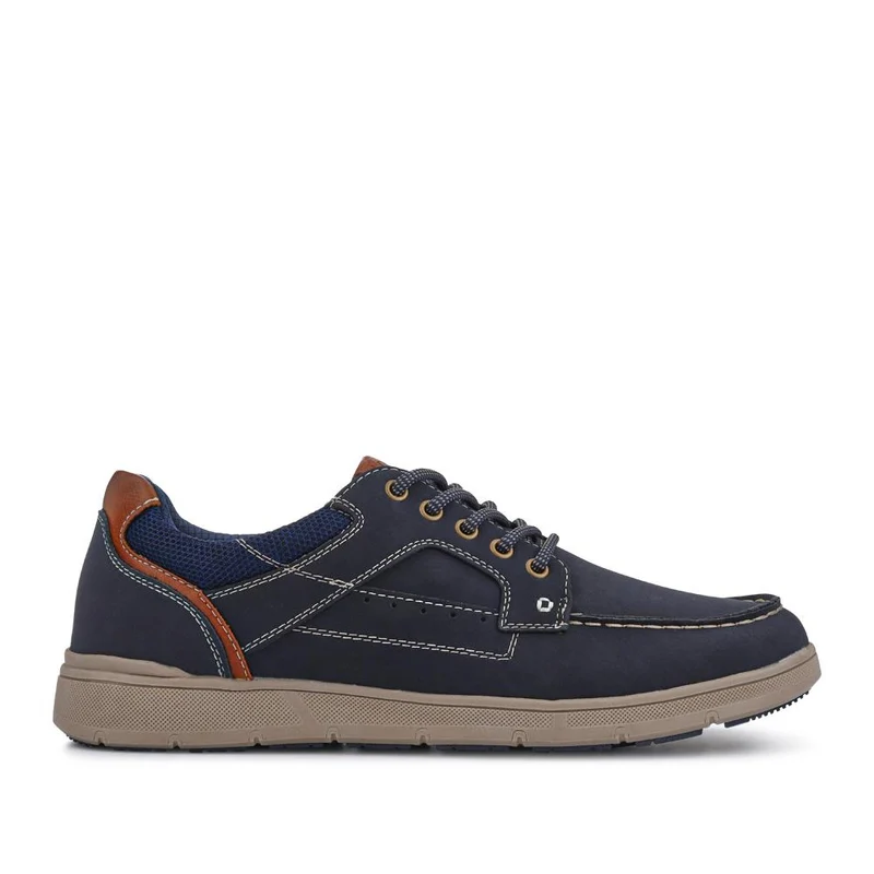 Casual Lace Up Shoes - GANG41013 / 327 575 - Navy