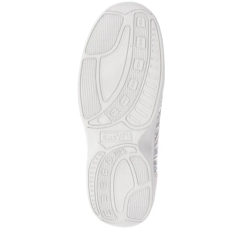 Extra Wide Bungee Lace Trainers - BIYANKA / 325 098 - Light Grey