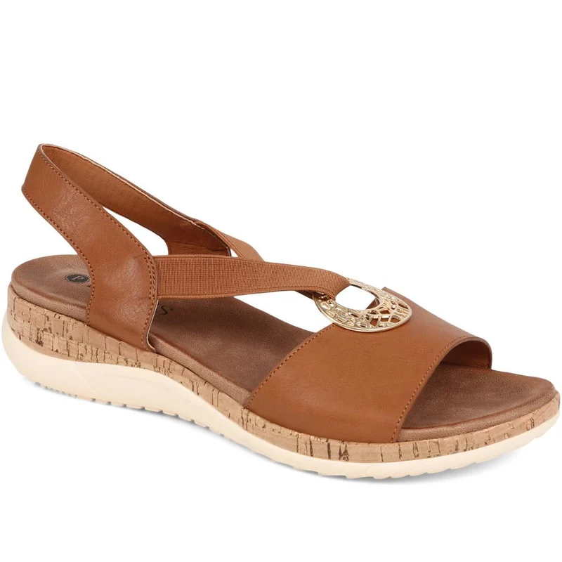 Slip-On Sandals - BAIZH39057 / 325 156 - Tan