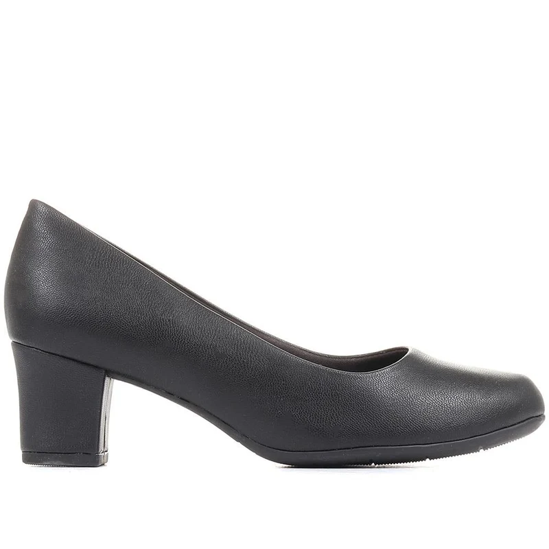 Heeled Court Shoes - PIC26000 / 310 513 - Black