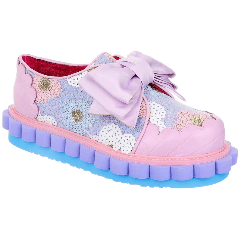 Irregular Choice Plätzchenschneider-Plateauschuh für Damen – Flieder