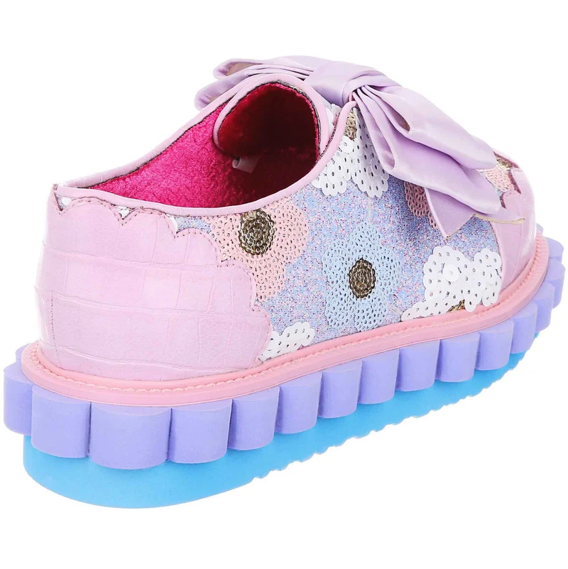 Irregular Choice Plätzchenschneider-Plateauschuh für Damen – Flieder