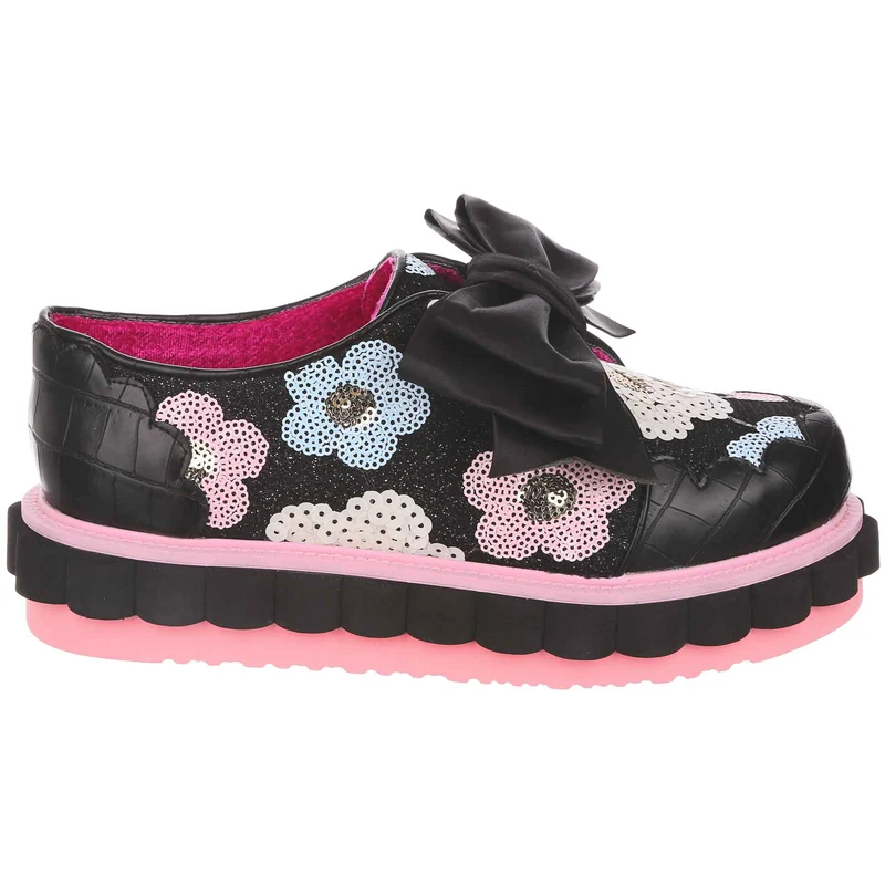 Irregular Choice Plätzchenschneider-Plateauschuh für Damen – Schwarz