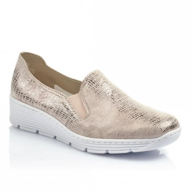 Rieker Slip-on-Schuhe für Damen – Beige