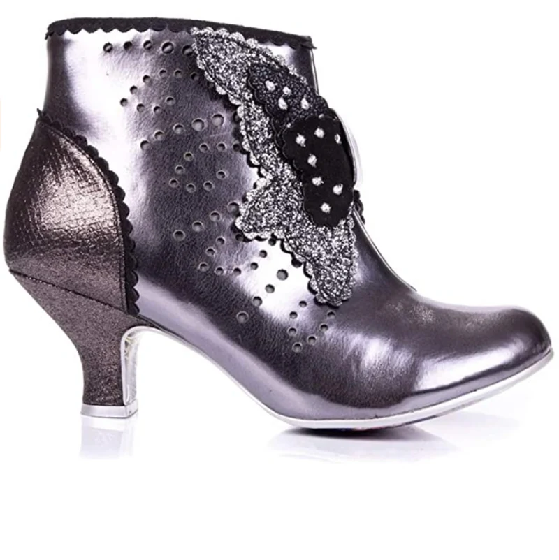 Irregular Choice - Mariposa-Stiefelette – Zinn