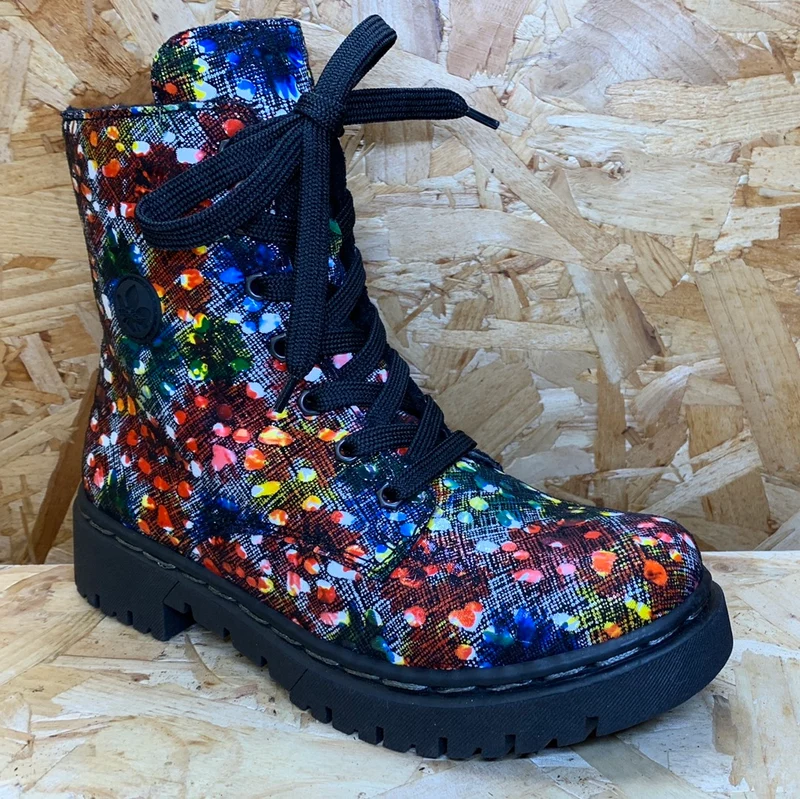 Rieker Fashion-Stiefelette für Damen – Mehrfarbig
