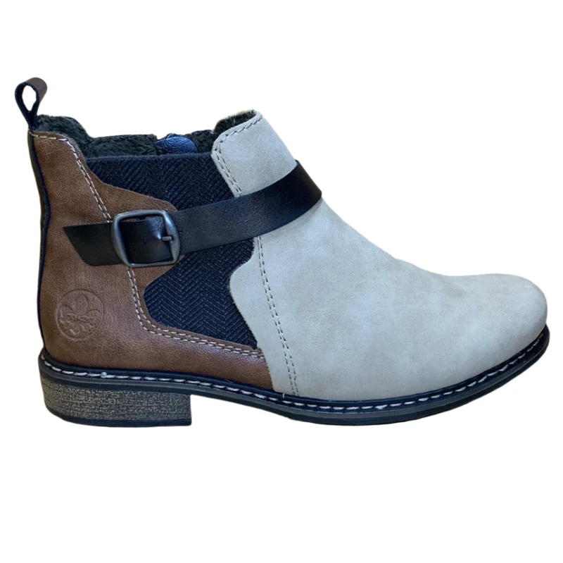 Rieker Mode-Stiefelette für Damen – Beige
