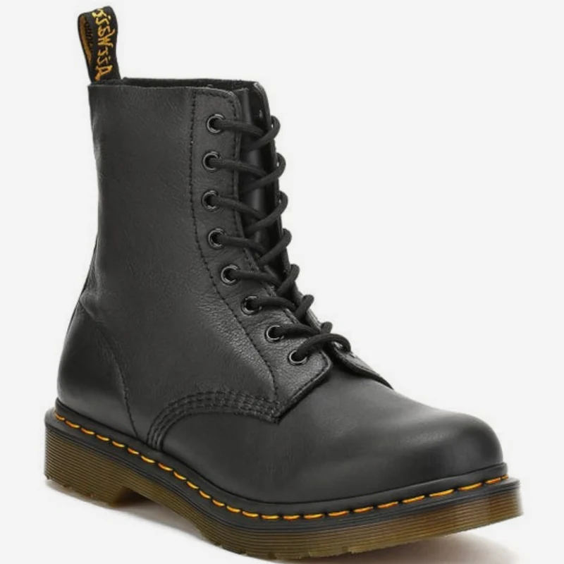 Dr Martens Unisex 1460 Pascal Virginia Schwarzes Leder