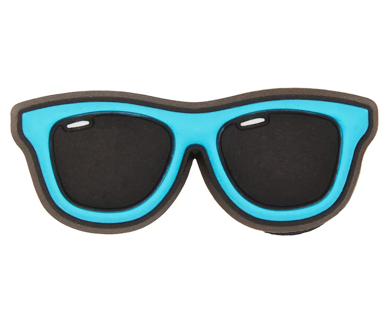 Crocs Jibbitz Blauer Sonnenbrillen-Charm