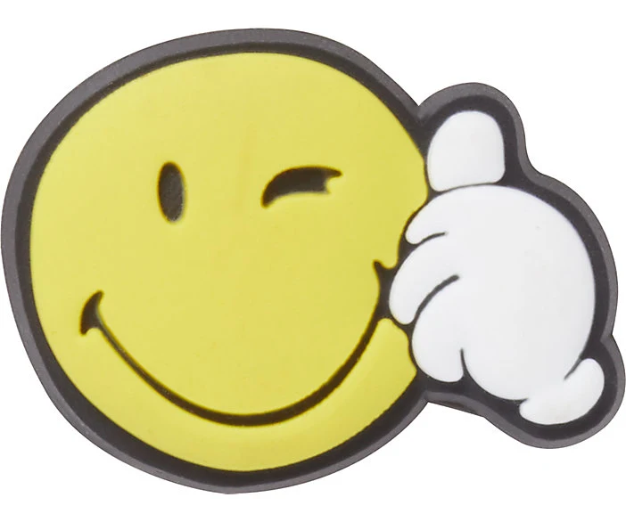 Crocs Jibbitz Smiley World Daumen hoch Smiley-Anhänger