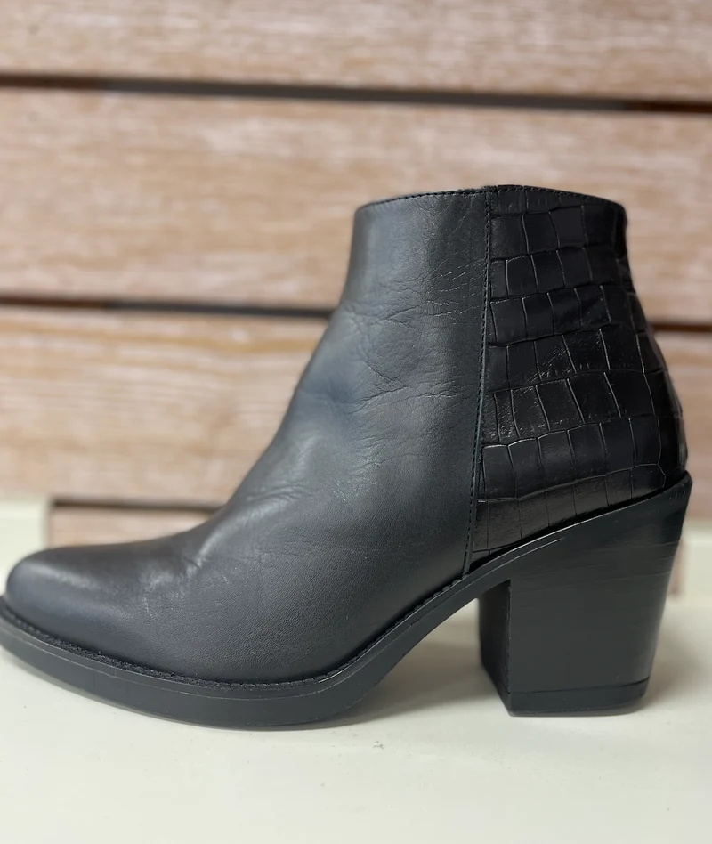 Patricia Millar Damen Leder Stiefeletten - Schwarz