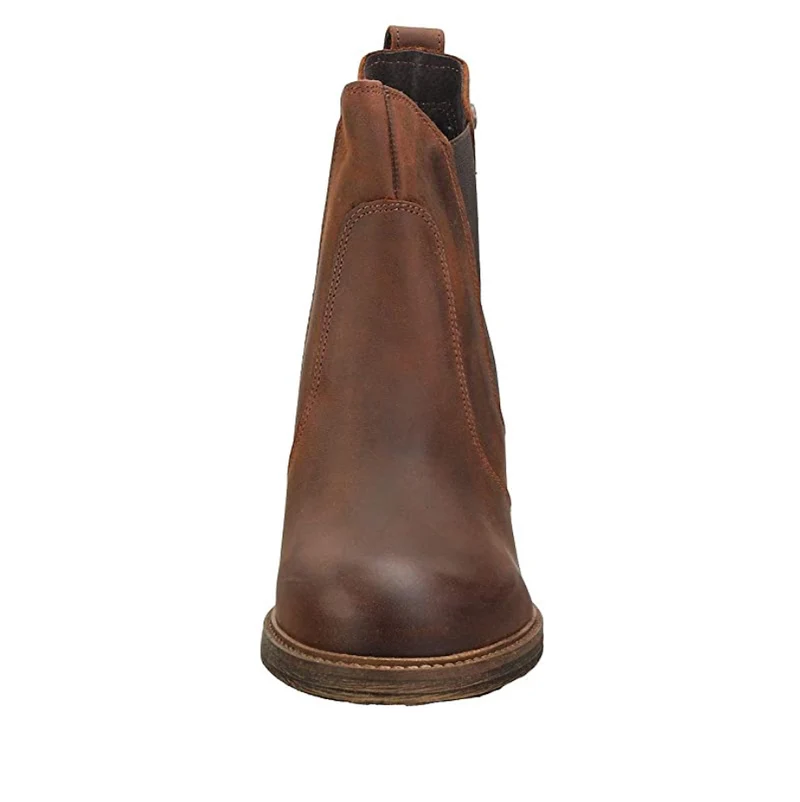 Oak & Hyde Frauen Ost Chelsea Cesar Leder-Ankle-Boot – Braun