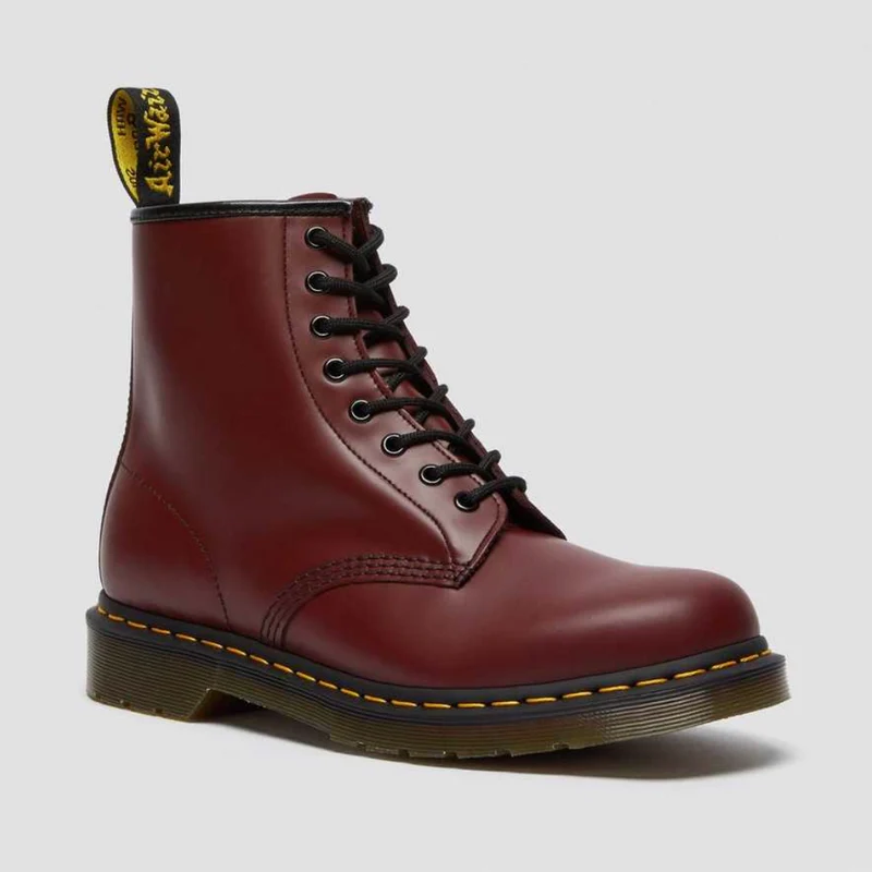 Dr Martens Unisex 1460 Smooth Stiefel – Kirschrot